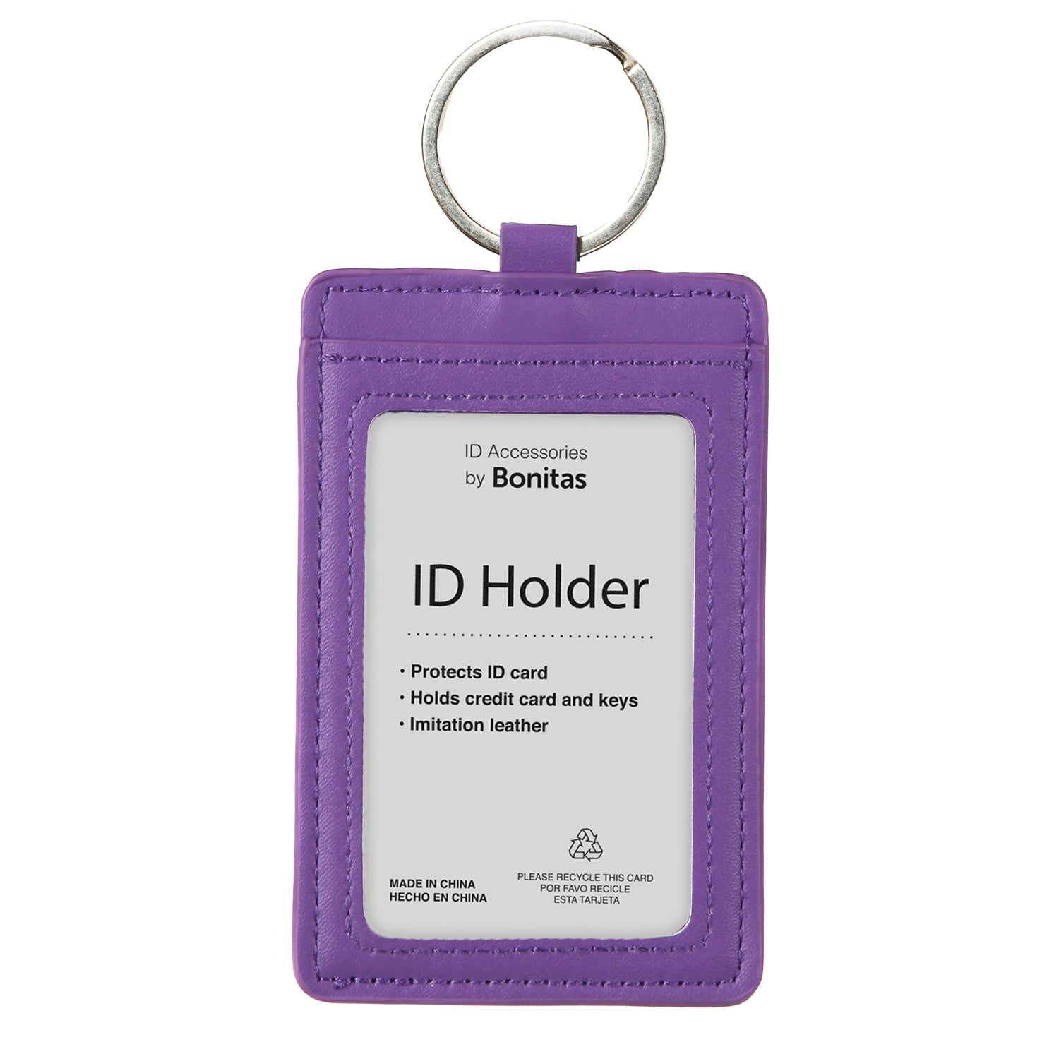 Dark Purple ID Pocket