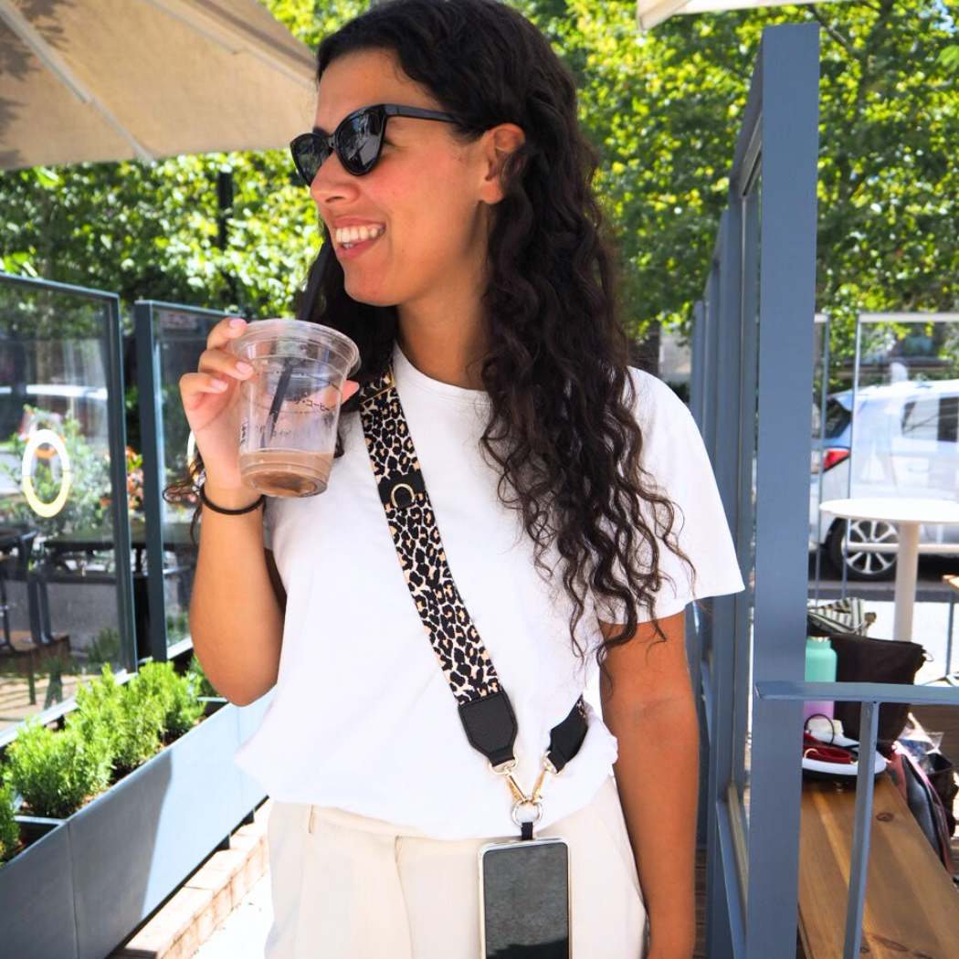 Nomad Gear Leopard Print Wide Strap