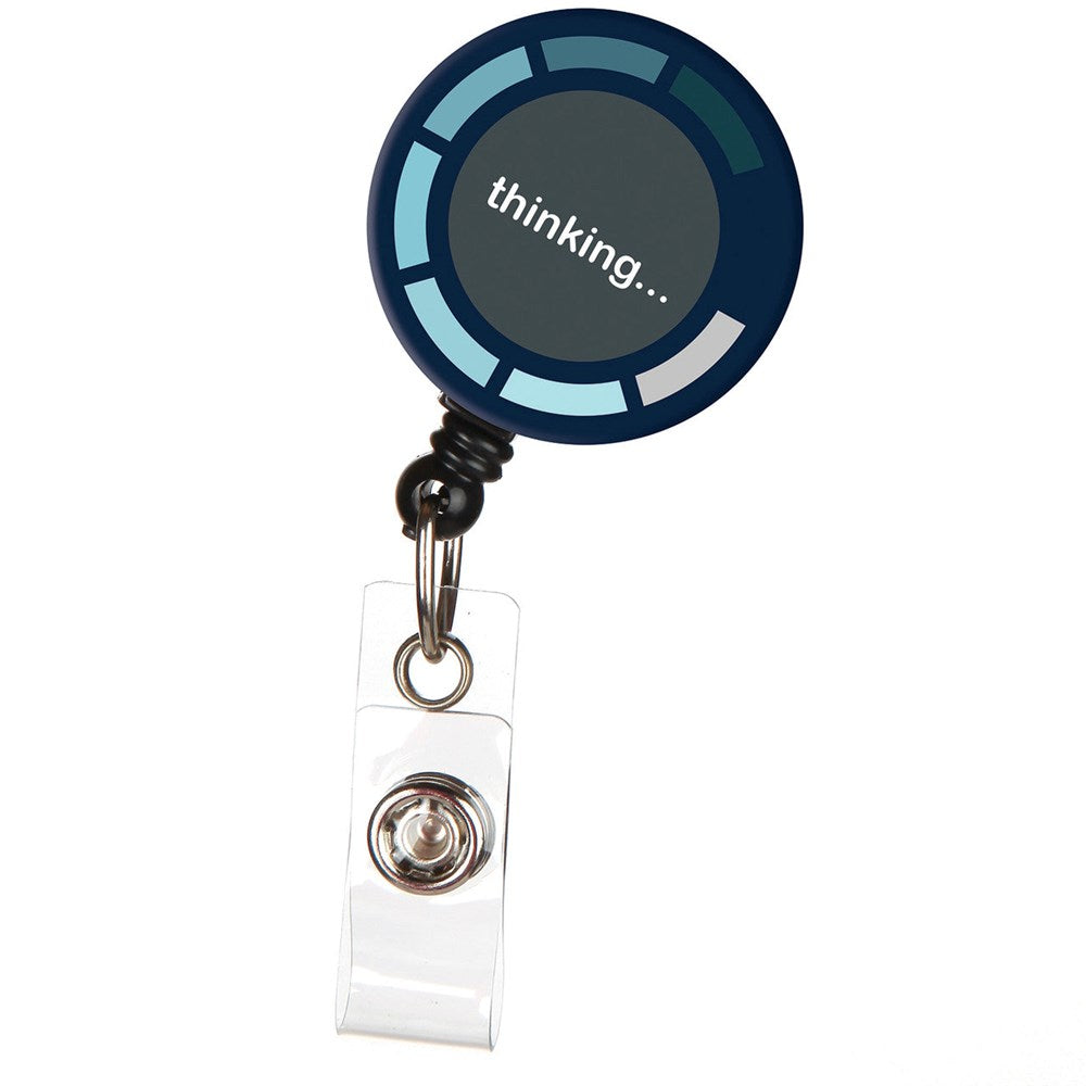 Thinking Retractable ID Badge Reel