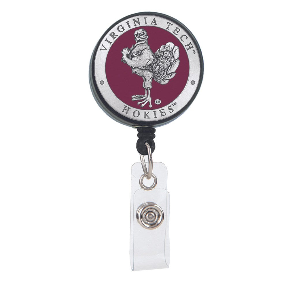 Pewter Badge Reel - Virginia Tech Hokies