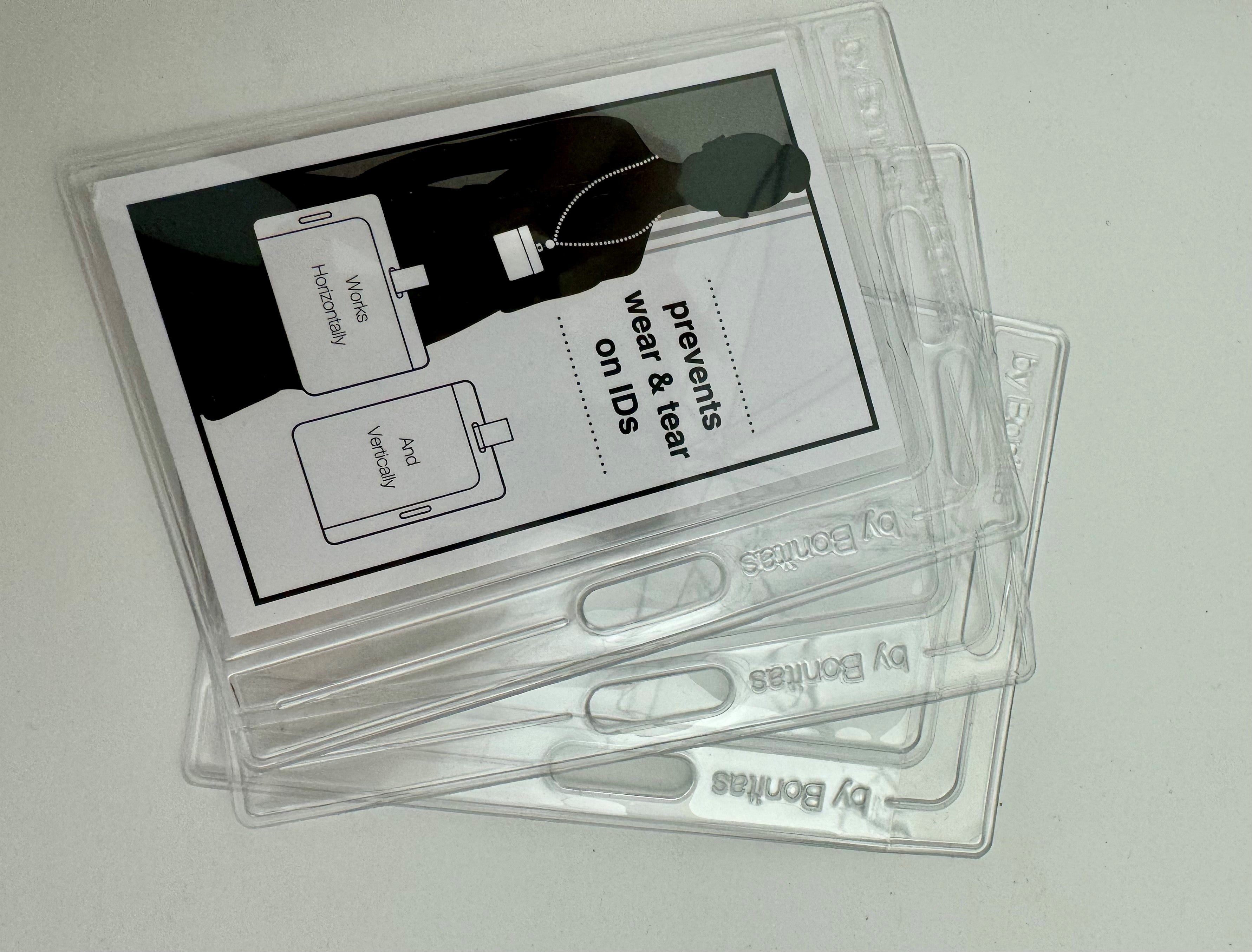 3-Pack Bi-Way Clear Pockets