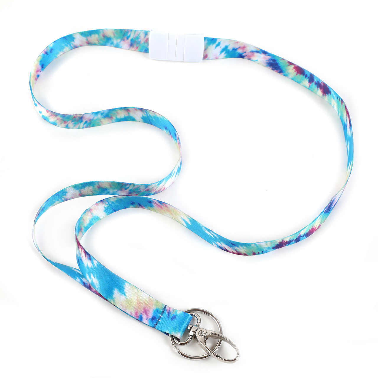 Tie Dye Brights Ribbon w/Hook & Key