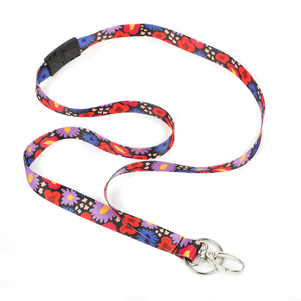 Modern Posies Ribbon Lanyard