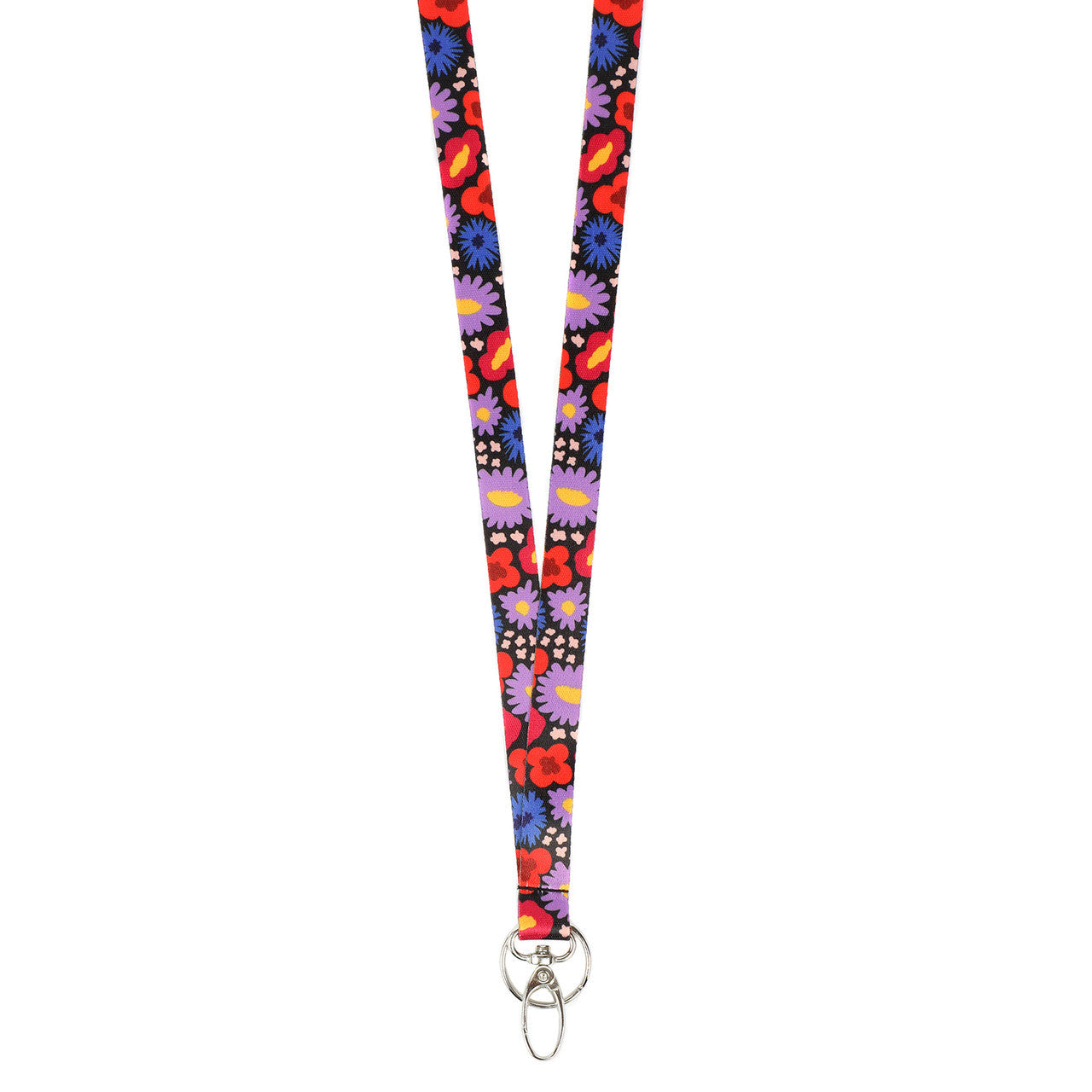 Modern Posies Ribbon Lanyard