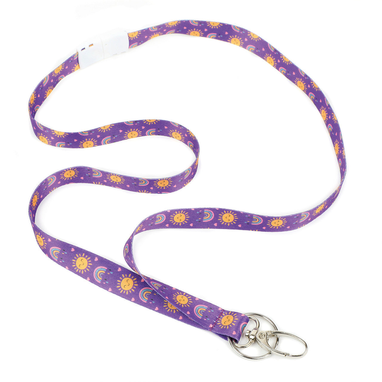 Sunny Smiles Ribbon Lanyard
