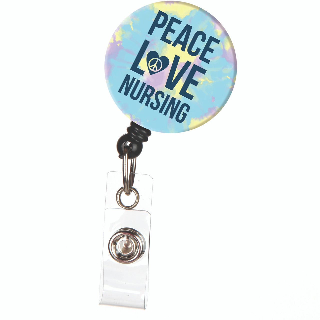 Peace Love Nursing Badge Reel