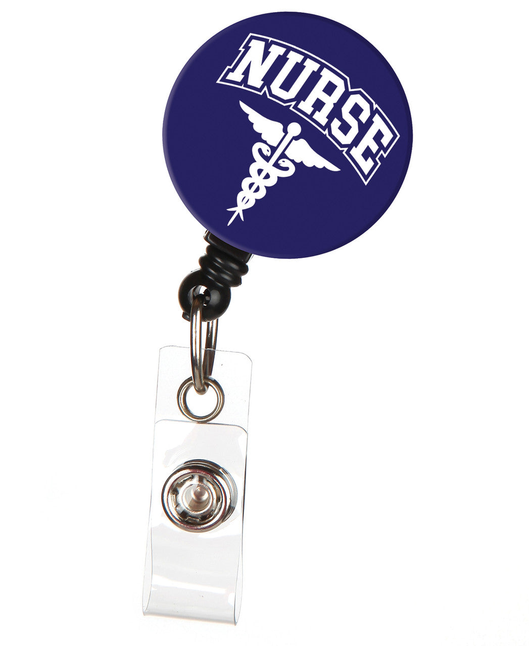 Nurse Caduceus Badge Reel