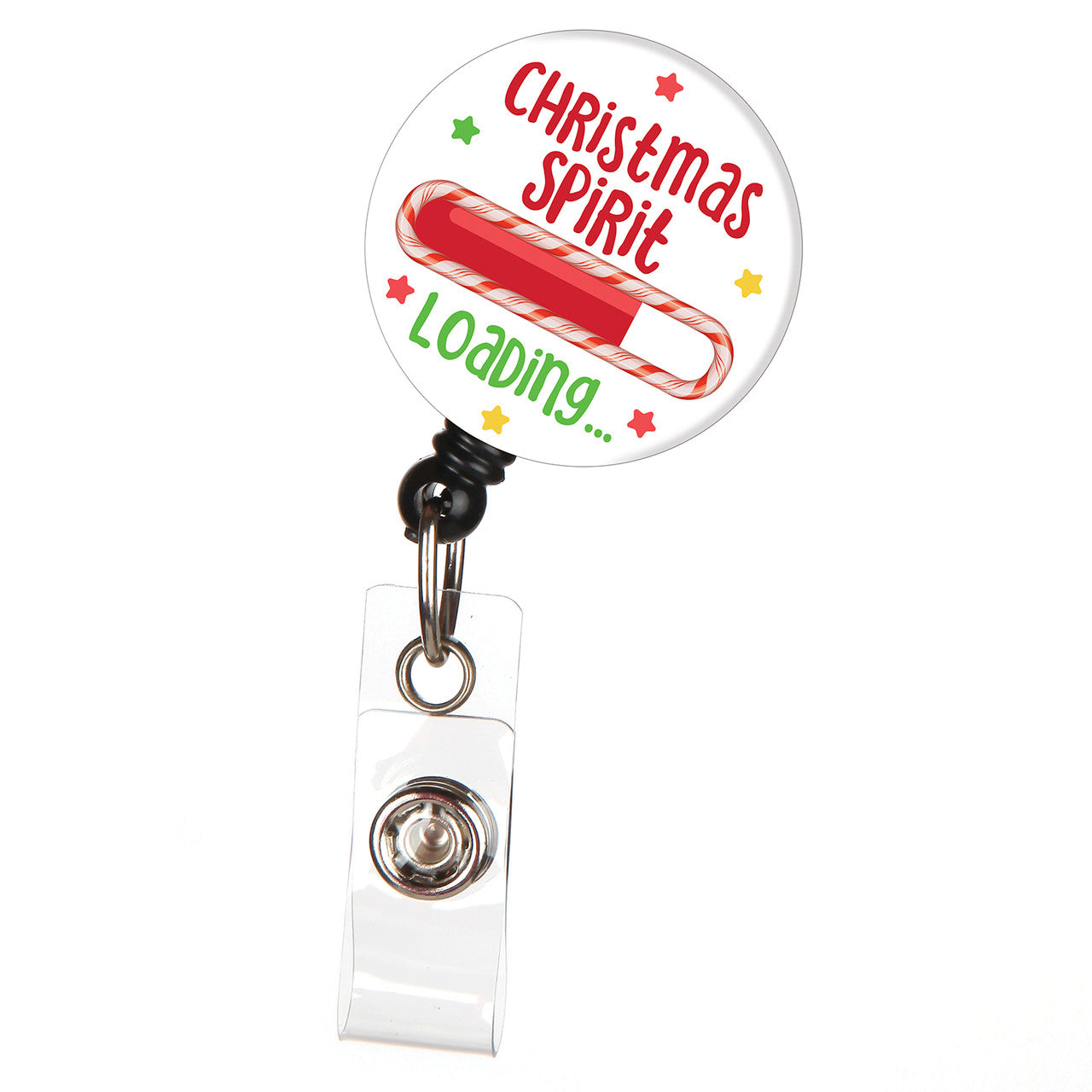 Christmas Spirit Loading Badge Reel