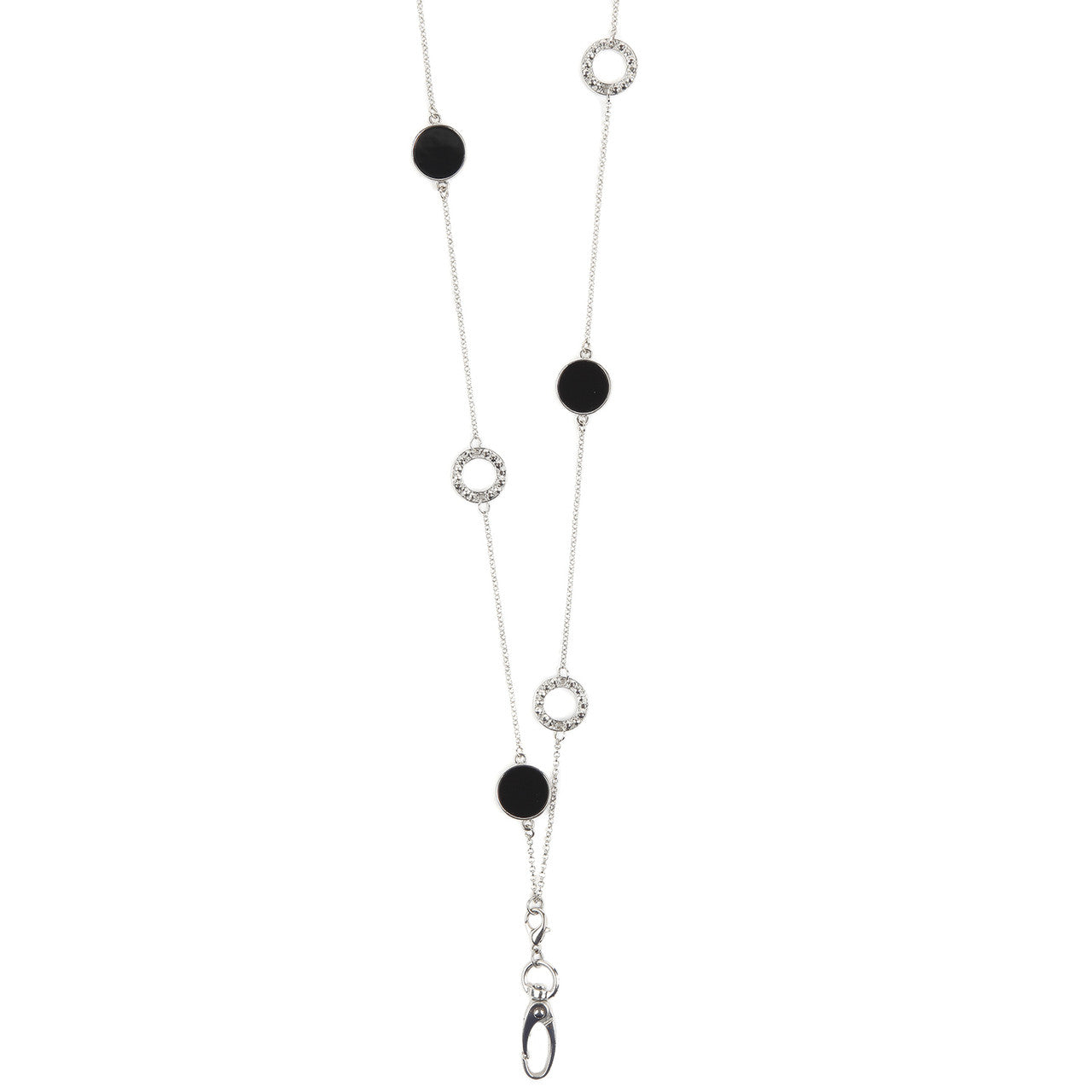 Sweet Pearl Reversible Chain ID Necklace Lanyard