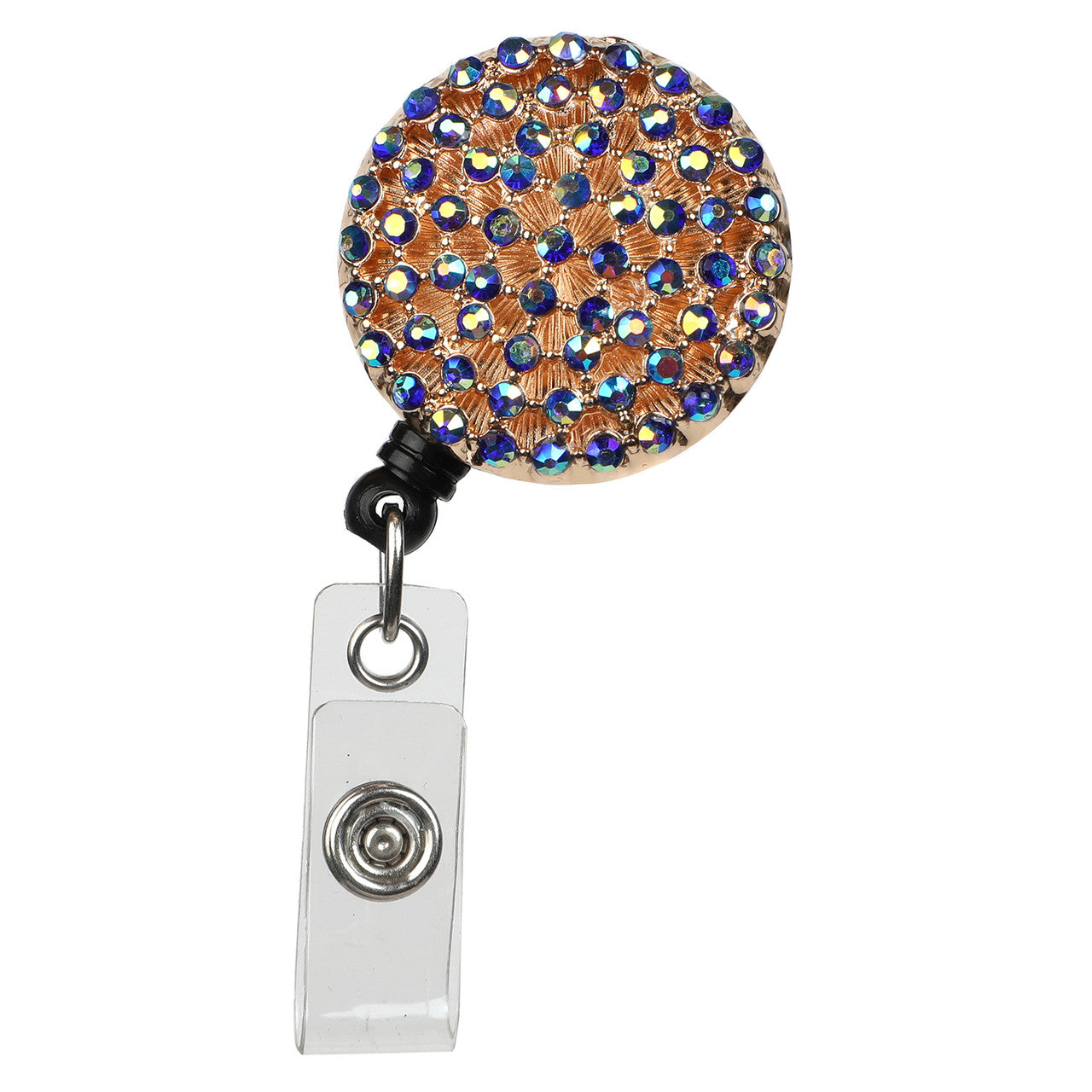 Blue Crystal Badge Reel