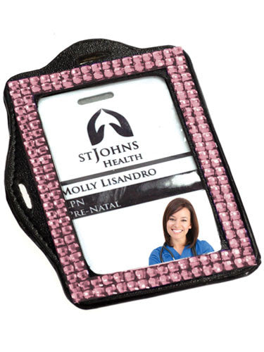 Pink Bling ID Pocket