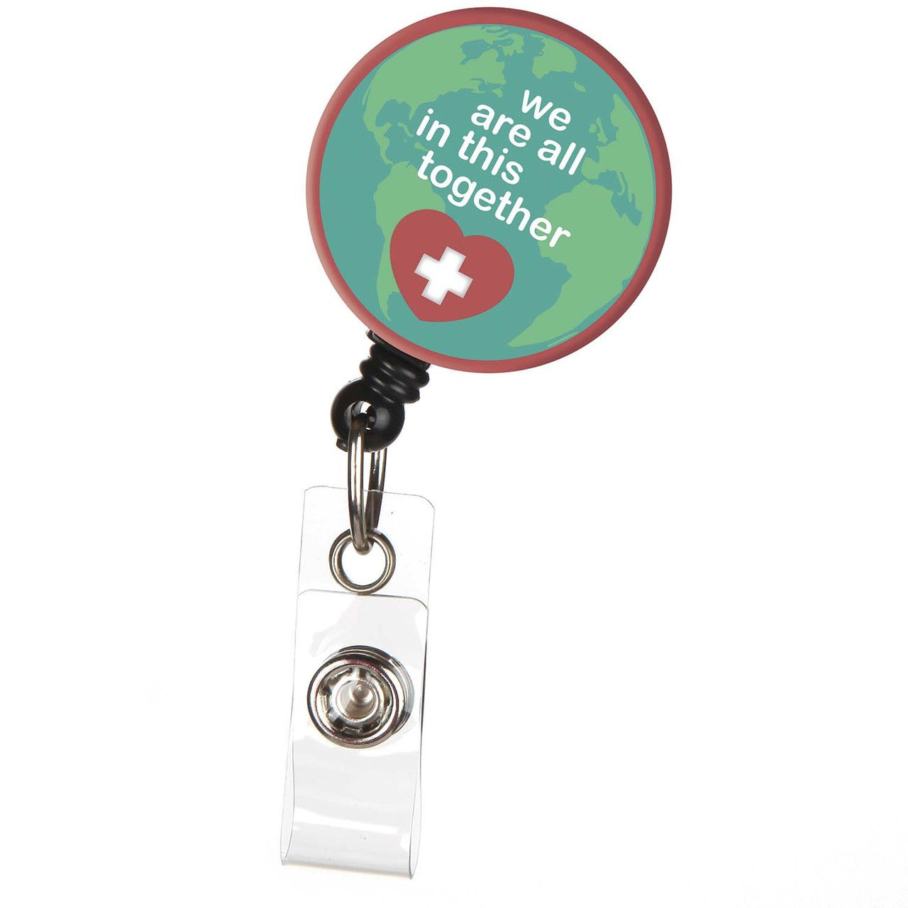 Together Red Heart Badge Reel