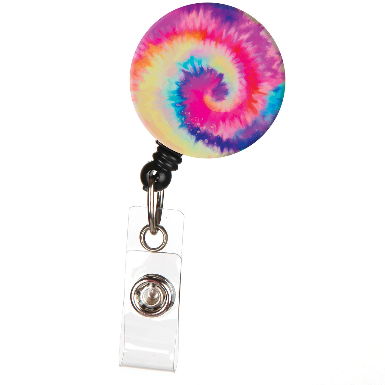 Rainbow Tie Dye Badge Reel