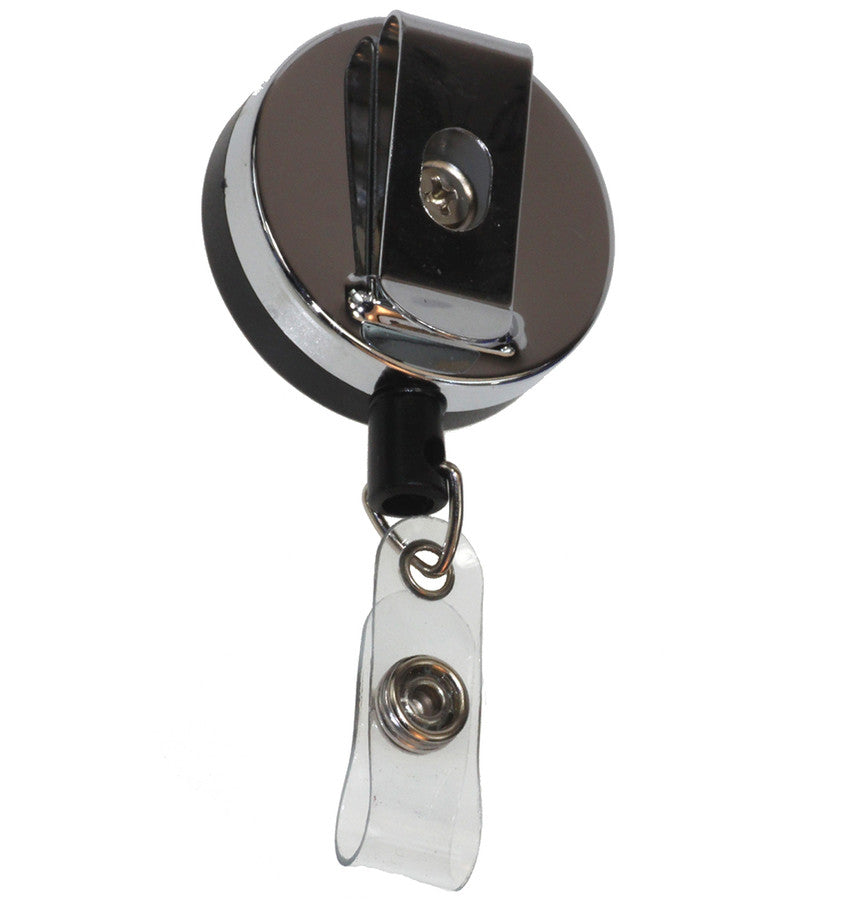 Black & Chrome Fashion Badge Reel