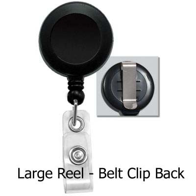 Large Pewter Badge Reel