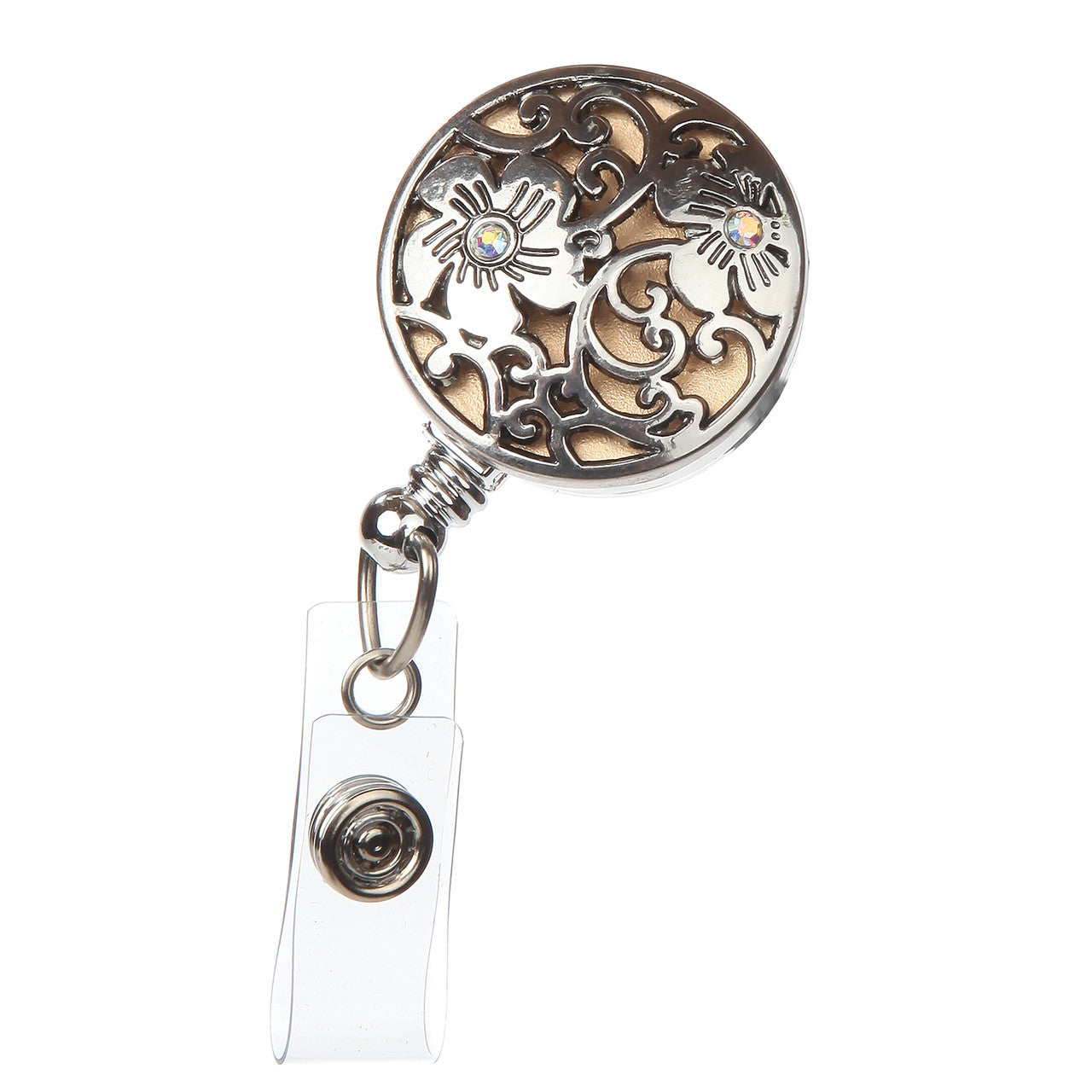 Clematis Fashion Badge Reel