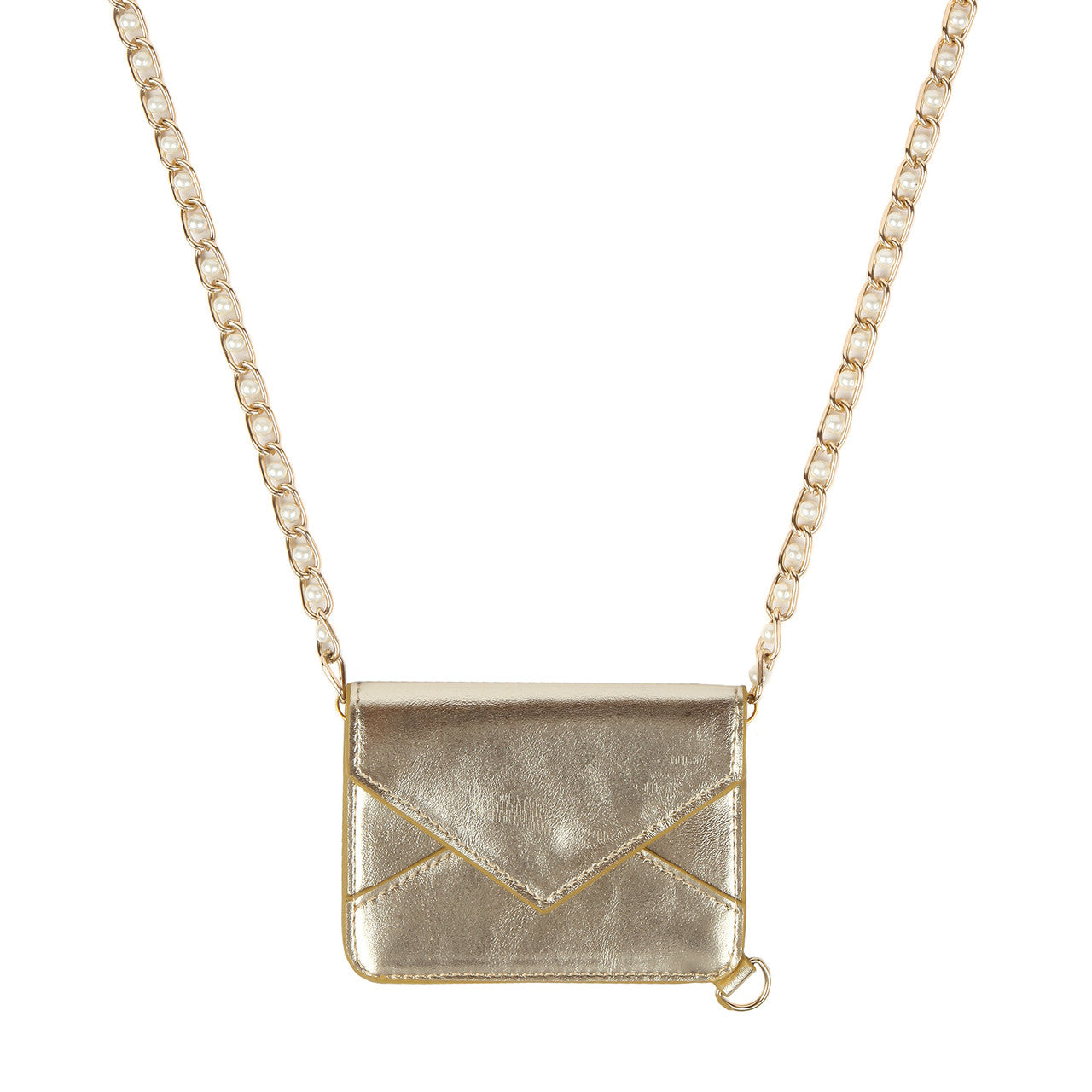 Metallic Gold Envelope ID Holder