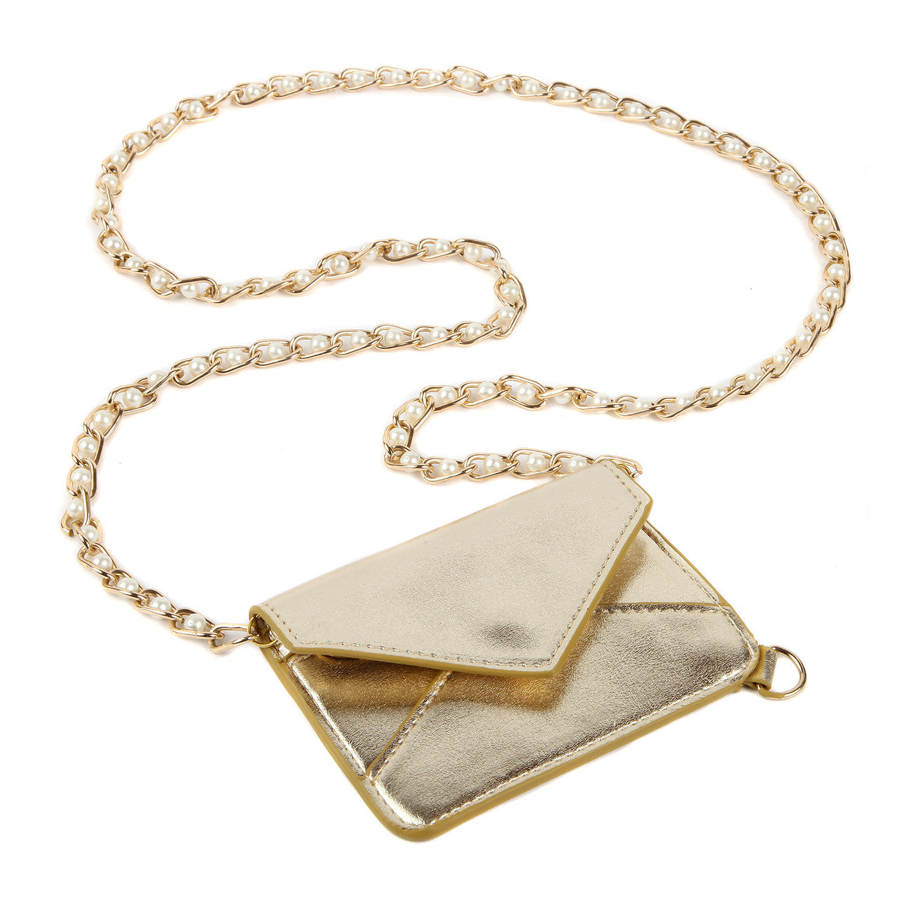 Metallic Gold Envelope ID Holder
